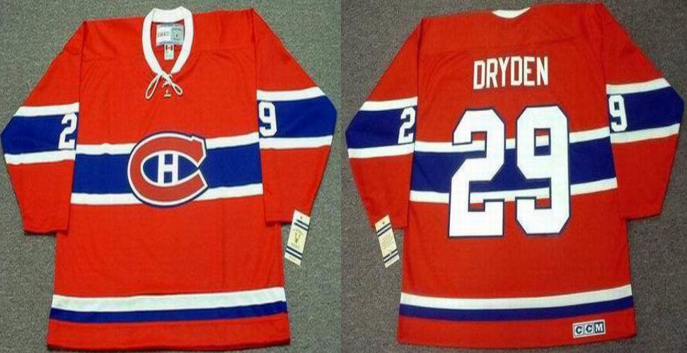 2019 Men Montreal Canadiens #29 Dryden Red CCM NHL jerseys->montreal canadiens->NHL Jersey
